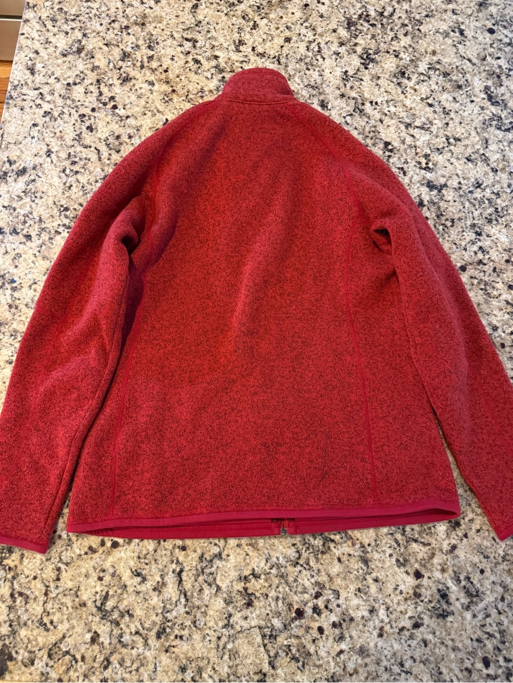 Patagonia Red Full-Zip Women's Fleece Jacket - Picture 2 of 7